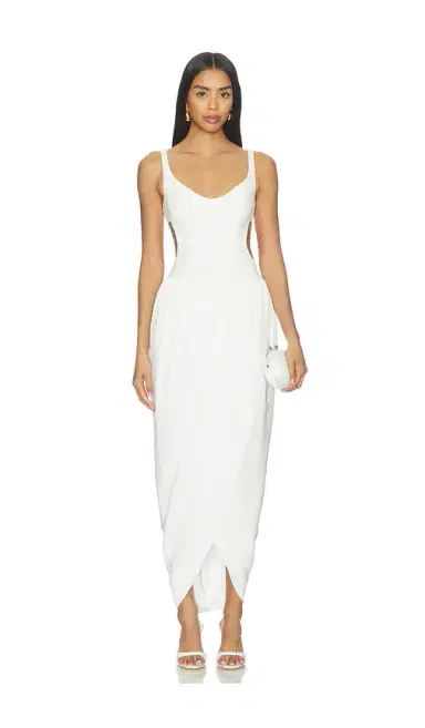 Amanda Uprichard Marcelline Midi Dress | Thumbnail 2 Amanda Uprichard Marcelline Midi Dress | Thumbnail 2