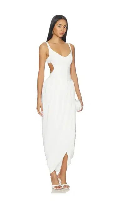 Amanda Uprichard Marcelline Midi Dress | Thumbnail 1 Amanda Uprichard Marcelline Midi Dress | Thumbnail 1