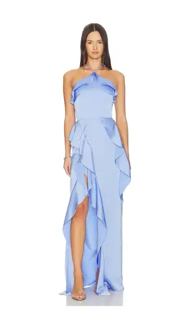 Amanda Uprichard Alessandra Maxi Dress | Thumbnail 1 Amanda Uprichard Alessandra Maxi Dress | Thumbnail 1
