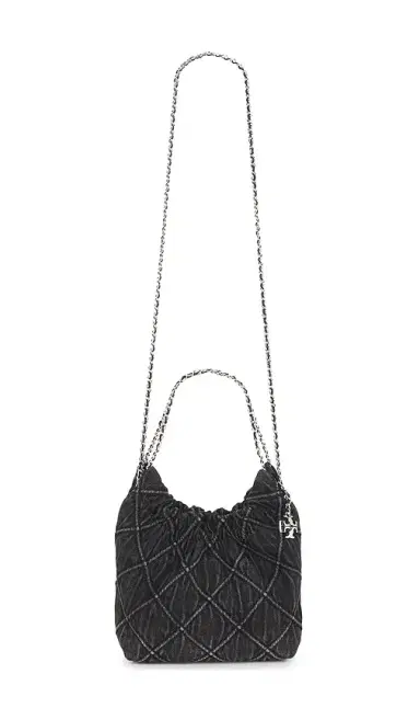 Tory Burch Denim Mini Hobo Bag | Thumbnail 1 Tory Burch Denim Mini Hobo Bag | Thumbnail 1