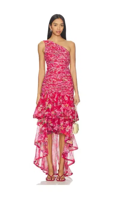 PatBo Peony Asymmetrical Maxi Dress | Thumbnail 1 PatBo Peony Asymmetrical Maxi Dress | Thumbnail 1