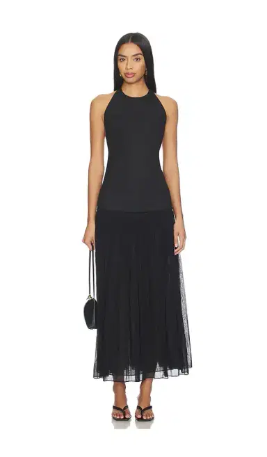 Rohe Pleated Muslin Halter Dress | Thumbnail 1 Rohe Pleated Muslin Halter Dress | Thumbnail 1