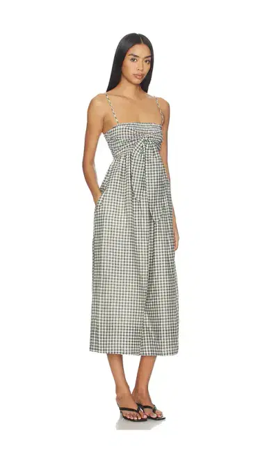 Vince Tie Smocked Cami Dress | Thumbnail 2 Vince Tie Smocked Cami Dress | Thumbnail 2
