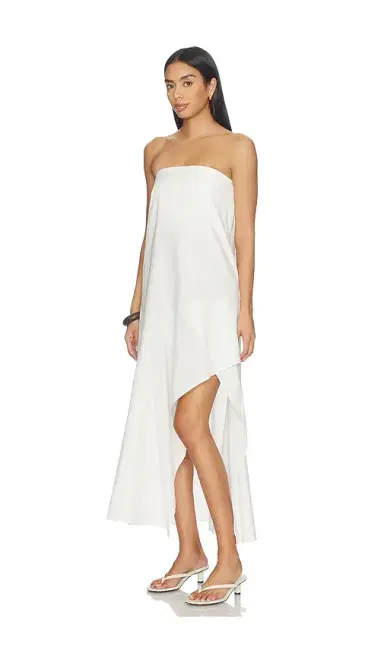 St. Agni Oxford Strapless Asymmetrical Dress | Thumbnail 2 St. Agni Oxford Strapless Asymmetrical Dress | Thumbnail 2