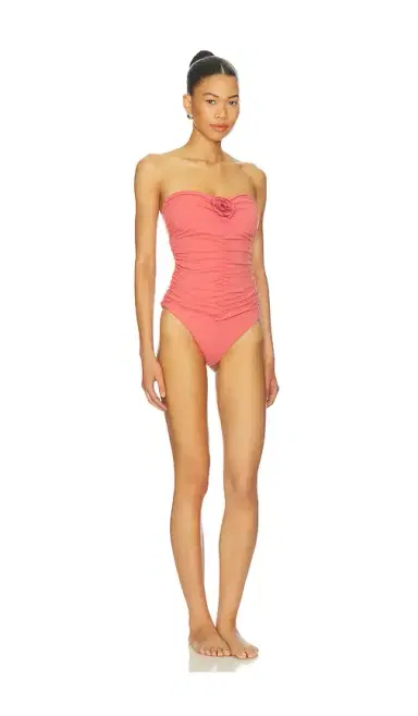 susana monaco Flower Gathered One Piece Swimsuit | Thumbnail 2 susana monaco Flower Gathered One Piece Swimsuit | Thumbnail 2