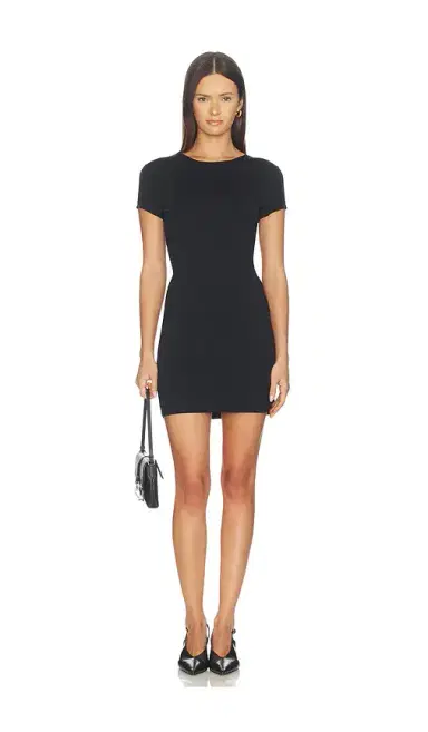 Frame x Alexandra Leclerc The Monaco Mini Dress | Thumbnail 2 Frame x Alexandra Leclerc The Monaco Mini Dress | Thumbnail 2