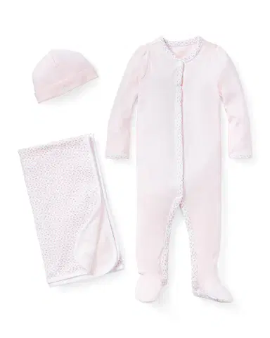 Polo Ralph Lauren Girl's Interlock Cotton Beanie | Thumbnail 2 Polo Ralph Lauren Girl's Interlock Cotton Beanie | Thumbnail 2