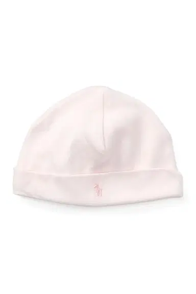 Polo Ralph Lauren Girl's Interlock Cotton Beanie | Thumbnail 3 Polo Ralph Lauren Girl's Interlock Cotton Beanie | Thumbnail 3