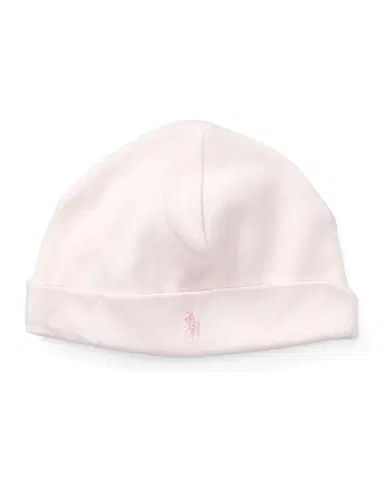 Polo Ralph Lauren Girl's Interlock Cotton Beanie | Thumbnail 1 Polo Ralph Lauren Girl's Interlock Cotton Beanie | Thumbnail 1