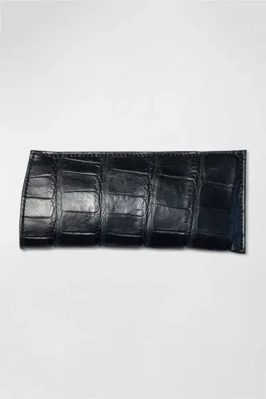 Abas Men's Alligator Eyeglass Case | Thumbnail 4 Abas Men's Alligator Eyeglass Case | Thumbnail 4