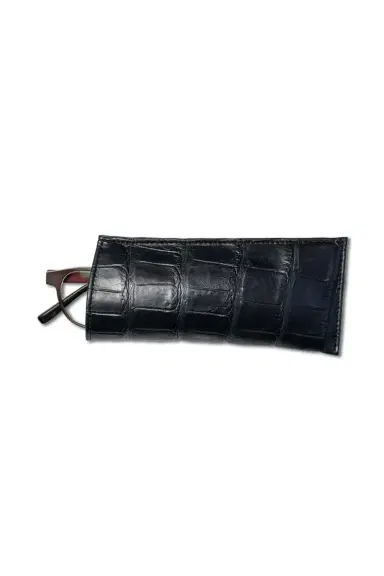 Abas Men's Alligator Eyeglass Case | Thumbnail 5 Abas Men's Alligator Eyeglass Case | Thumbnail 5