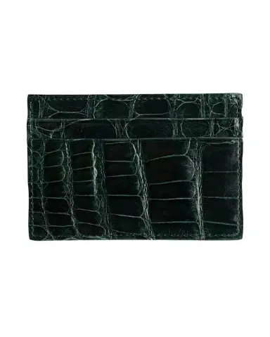 Abas Men's Alligator Leather Card Case | Thumbnail 1 Abas Men's Alligator Leather Card Case | Thumbnail 1