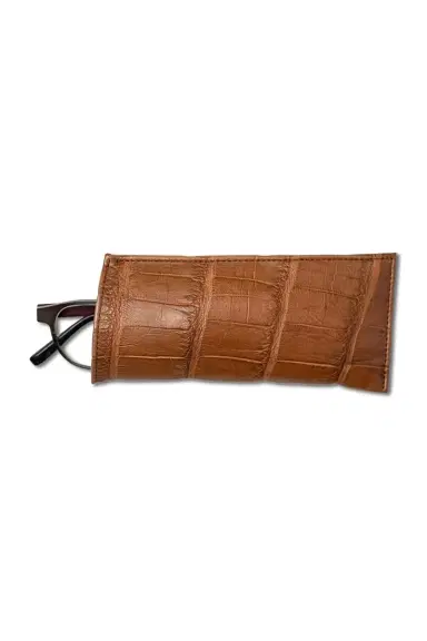 Abas Men's Alligator Eyeglass Case | Thumbnail 5 Abas Men's Alligator Eyeglass Case | Thumbnail 5