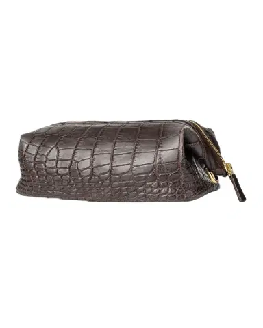 Abas Men's Alligator Travel Toiletry Bag | Thumbnail 1 Abas Men's Alligator Travel Toiletry Bag | Thumbnail 1