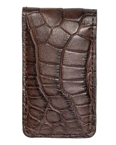 Abas Men's Magnetic Alligator Money Clip | Thumbnail 1 Abas Men's Magnetic Alligator Money Clip | Thumbnail 1