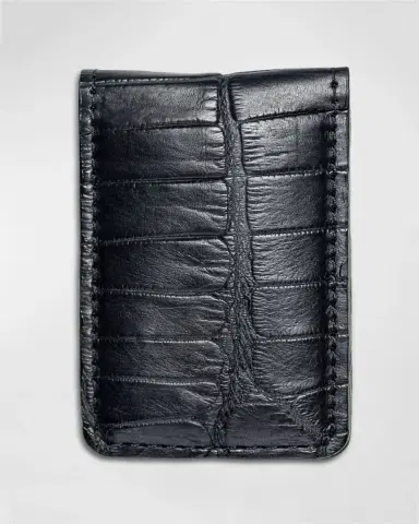 Abas Men's Magnetic Alligator Money Clip | Thumbnail 3 Abas Men's Magnetic Alligator Money Clip | Thumbnail 3
