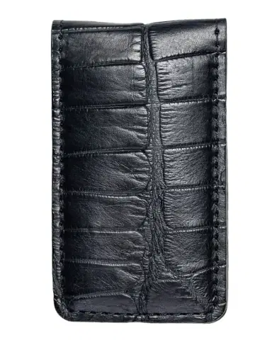 Abas Men's Magnetic Alligator Money Clip | Thumbnail 1 Abas Men's Magnetic Alligator Money Clip | Thumbnail 1