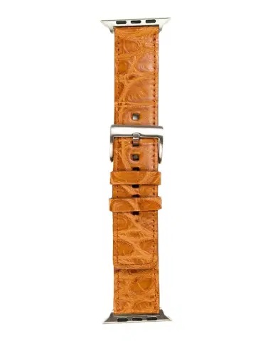 Abas Men 's Apple Watch Matte Alligator Watch Strap | Thumbnail 1 Abas Men 's Apple Watch Matte Alligator Watch Strap | Thumbnail 1