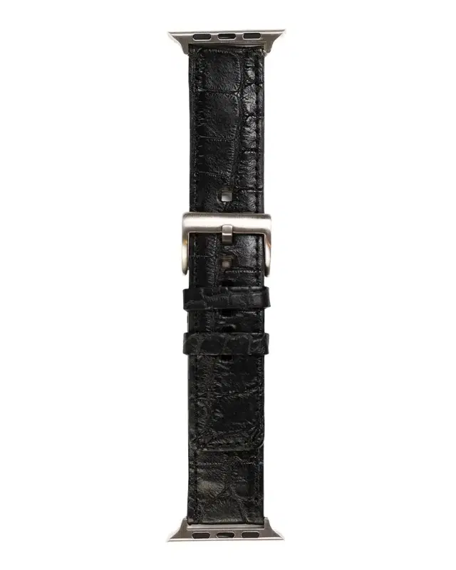Men 's Apple Watch Matte Alligator Watch Strap Men 's Apple Watch Matte Alligator Watch Strap