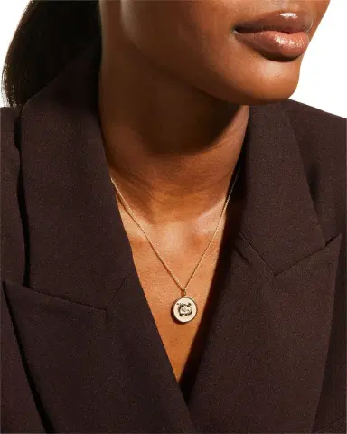 Sydney Evan Large Pisces Medallion Zodiac Necklace | Thumbnail 2 Sydney Evan Large Pisces Medallion Zodiac Necklace | Thumbnail 2
