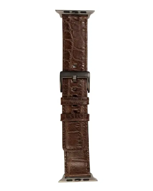 Men 's Apple Watch Matte Alligator Watch Strap Men 's Apple Watch Matte Alligator Watch Strap