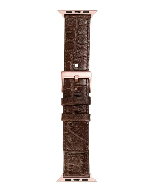 Men 's Apple Watch Matte Alligator Watch Strap Men 's Apple Watch Matte Alligator Watch Strap