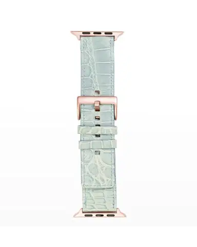 Abas Men's Apple Watch Alligator Watch Strap | Thumbnail 2 Abas Men's Apple Watch Alligator Watch Strap | Thumbnail 2