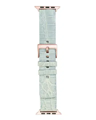 Abas Men 's Apple Watch Alligator Watch Strap | Thumbnail 1 Abas Men 's Apple Watch Alligator Watch Strap | Thumbnail 1