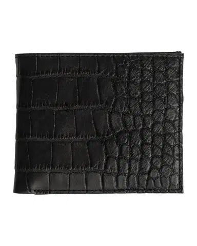 Abas Men's Matte Alligator Leather Bifold Wallet w/ ID Window | Thumbnail 1 Abas Men's Matte Alligator Leather Bifold Wallet w/ ID Window | Thumbnail 1