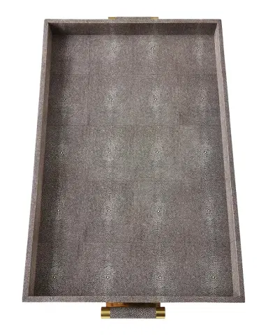 AERIN Classic Faux Shagreen Butler Tray | Thumbnail 1 AERIN Classic Faux Shagreen Butler Tray | Thumbnail 1