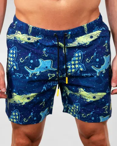 Maceoo Men's Lion Swim Shorts | Thumbnail 1 Maceoo Men's Lion Swim Shorts | Thumbnail 1