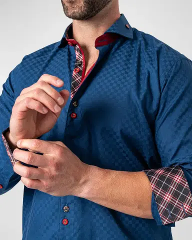 Maceoo Men's Mini Panam Square Sport Shirt | Thumbnail 4 Maceoo Men's Mini Panam Square Sport Shirt | Thumbnail 4