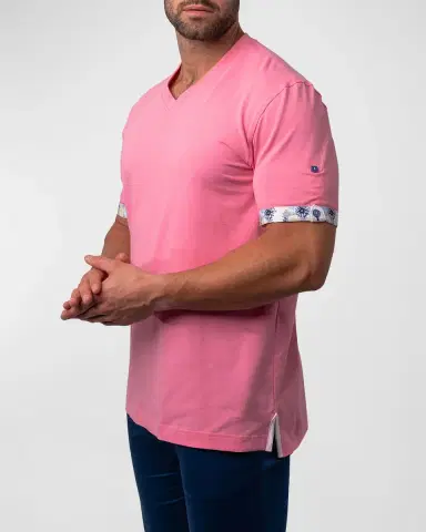 Maceoo Men's Vivaldi V-Neck T-Shirt | Thumbnail 3 Maceoo Men's Vivaldi V-Neck T-Shirt | Thumbnail 3