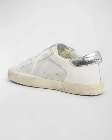 Golden Goose Super Star Mix Leather Low-Top Sneakers | Thumbnail 4 Golden Goose Super Star Mix Leather Low-Top Sneakers | Thumbnail 4