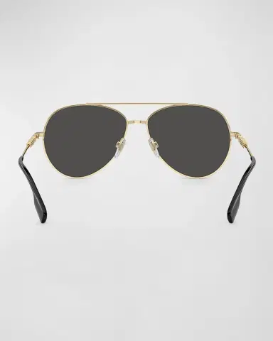 Burberry 0BE3147 Steel Aviator Sunglasses | Thumbnail 3 Burberry 0BE3147 Steel Aviator Sunglasses | Thumbnail 3
