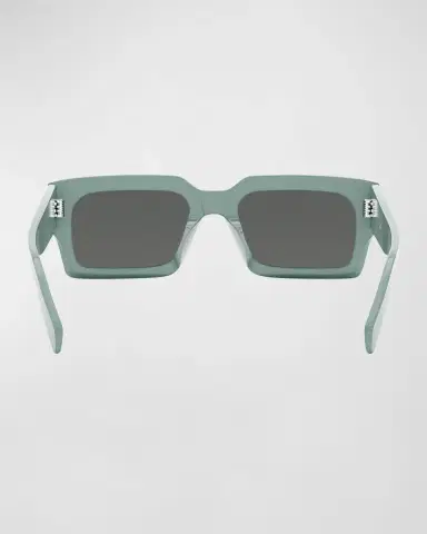 Celine Men's 3-Dot Acetate Rectangle Sunglasses | Thumbnail 5 Celine Men's 3-Dot Acetate Rectangle Sunglasses | Thumbnail 5