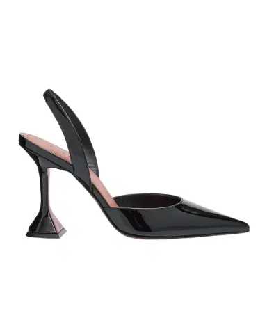 Amina Muaddi Holli Patent Slingback Pumps | Thumbnail 1 Amina Muaddi Holli Patent Slingback Pumps | Thumbnail 1
