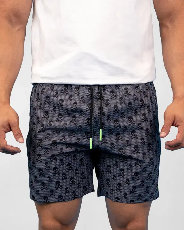 Men 's Lion Skull Crossbones Swim Shorts Men 's Lion Skull Crossbones Swim Shorts