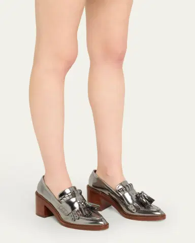 Ulla Johnson Fiona Metallic Kiltie Tassel Loafers | Thumbnail 2 Ulla Johnson Fiona Metallic Kiltie Tassel Loafers | Thumbnail 2