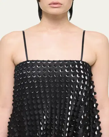 Helmut Lang Sleeveless Hole-Punch Bubble Dress | Thumbnail 5 Helmut Lang Sleeveless Hole-Punch Bubble Dress | Thumbnail 5