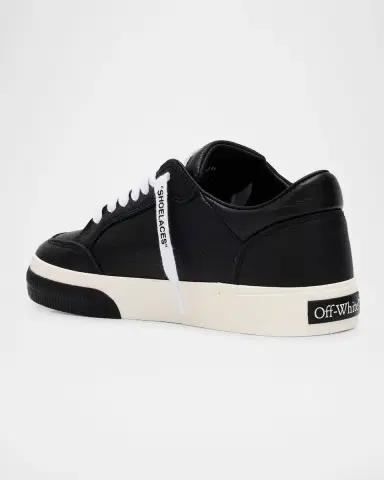Off-White Vulcanized Leather Low-Top Sneakers | Thumbnail 4 Off-White Vulcanized Leather Low-Top Sneakers | Thumbnail 4