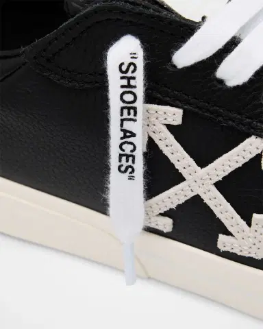 Off-White Vulcanized Leather Low-Top Sneakers | Thumbnail 5 Off-White Vulcanized Leather Low-Top Sneakers | Thumbnail 5