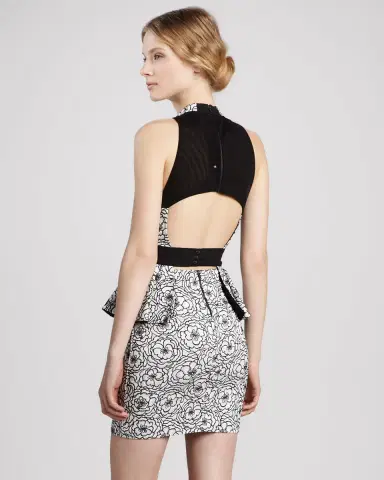 Milly Rosie Belted Floral-Embroidered Mini Dress | Thumbnail 5 Milly Rosie Belted Floral-Embroidered Mini Dress | Thumbnail 5