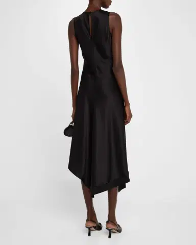 Kobi Halperin Thea Sleeveless High-Low Midi Dress | Thumbnail 2 Kobi Halperin Thea Sleeveless High-Low Midi Dress | Thumbnail 2