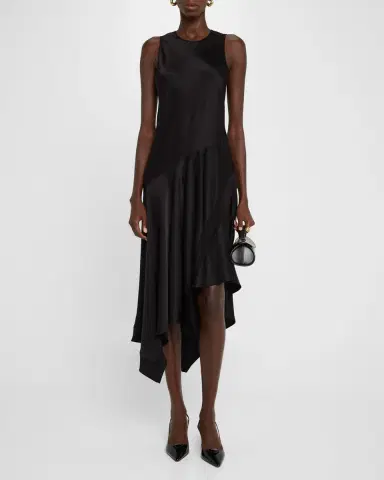 Kobi Halperin Thea Sleeveless High-Low Midi Dress | Thumbnail 3 Kobi Halperin Thea Sleeveless High-Low Midi Dress | Thumbnail 3