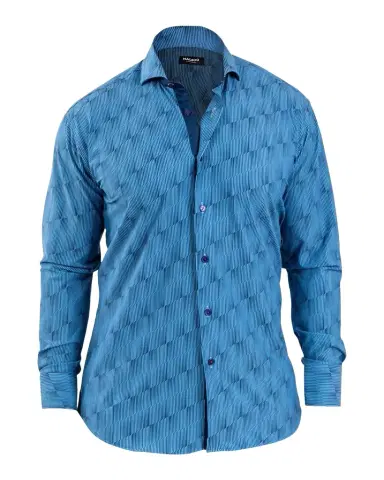 Maceoo Men's Einstein Abstract Linework Stretch Sport Shirt | Thumbnail 1 Maceoo Men's Einstein Abstract Linework Stretch Sport Shirt | Thumbnail 1