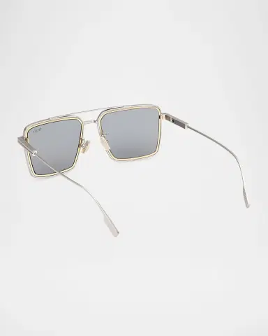 ZEGNA Men's Metal Aviator Sunglasses | Thumbnail 2 ZEGNA Men's Metal Aviator Sunglasses | Thumbnail 2
