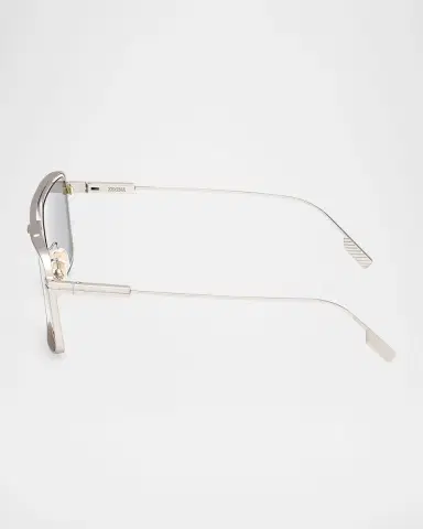 ZEGNA Men's Metal Aviator Sunglasses | Thumbnail 4 ZEGNA Men's Metal Aviator Sunglasses | Thumbnail 4