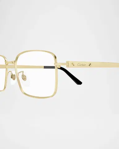 Cartier Men's CT0555OA Titanium Rectangle Optical Frames | Thumbnail 2 Cartier Men's CT0555OA Titanium Rectangle Optical Frames | Thumbnail 2