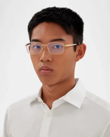 Cartier Men's CT0555OA Titanium Rectangle Optical Frames | Thumbnail 4 Cartier Men's CT0555OA Titanium Rectangle Optical Frames | Thumbnail 4